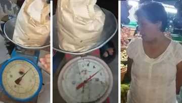 Buking! Video ng pandurugas ng tindera sa customers nag-viral, timbangan nagma-magic ng kilo