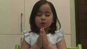 Slang pa yan ha! Baby Scarlet wows netizens anew after leading a tagalog prayer