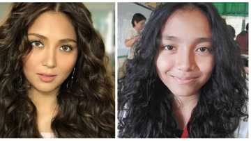 Parang pinagbiyak na bunga! Pinay student from GenSan who looks like Kathryn Bernardo goes viral