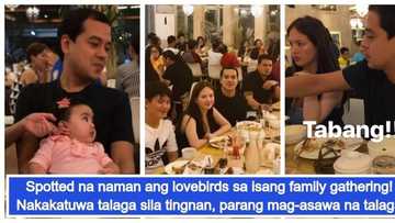 Parang mag-asawa na talaga! John Lloyd Cruz and Ellen Adarna spotted together at a family gathering was caught on video