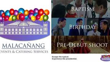 Pampa good vibes po! Parody social media page 'Malacañang Events & Catering Services' offers events right inside revered Malacañang!