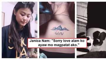 Janica Nam Floresca says sorry to her late boyfriend Franco Hernandez for getting tattoos: “Pagbigyan mo na ko”