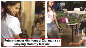 Dance showdown ng mag-ina! Video of Marian Rivera and Zia Dantes showing their dance grooves went viral
