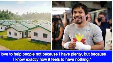Manny Pacquiao nakapagpagawa ng isang libong bahay para sa kanyang kapwa Filipino