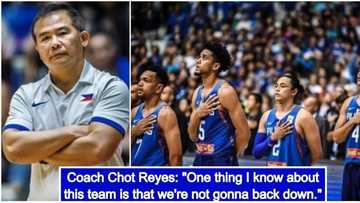 Head coach Chot Reyes defends Gilas Pilipinas after a brawl with Australia in the FIBA World Cup
