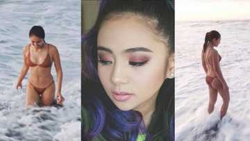 Stunned Ella Cruz swoons over Nadine Lustre's sultry two-piece swimsuit photos