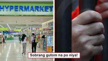 Sobrang gutom na ni kuya! Hypermarket employee arrested after eating P31.50 worth corned beef because of extreme hunger!