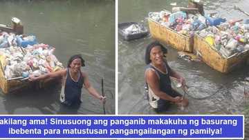 Salamat sa basura! Tatay nangongolekta ng basura araw-araw sa ilog ng Iloilo upang suportahan ang pamilya