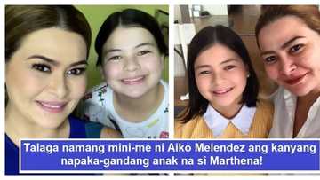Carbon copy talaga! Meet Aiko Melendez's beautiful daughter Marthena Jickain, definitely her mom's mini-me