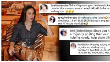 Sapul! Gretchen Barretto, lumabas umano ang ugaling squatter dahil sa mga bashers