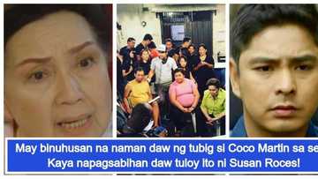 Nambuhos daw ulit ng tubig? Coco Martin allegedly throws water at sleeping talents of FPJ's Ang Probinsyano