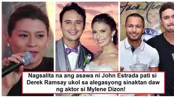John Estrada’s wife Priscilla Meirelles & friend Derek Ramsay react to alleged slapping incident with Mylene Dizon