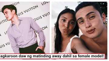 Naghihilahan pababa? James Reid facing allegations of seeing a female model, causing rift between him and Nadine