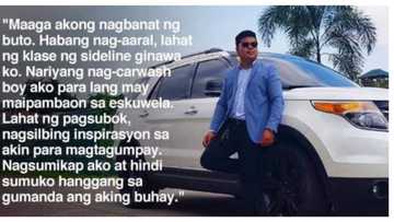 Success story talaga! Dating carwash boy na kumikita lang ng ₱100, ngayon milyonaryo na