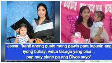 Young single mom na umaming minsan na niyang tinangkang tapusin ang kanyang buhay dahil sa panghuhusga sa kanya, nagtapos na ng kolehiyo