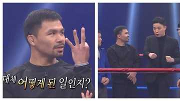 Bidang-bida sa Korea! Epic video of Manny Pacquiao together with Ryan Bang on a Korean show