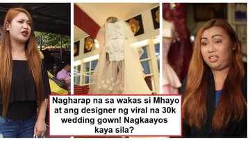 Nagharap na sa wakas! Former bride Mhayo Arguelles and gown maker Dimple Aquino finally face each other in Barangay