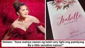 'Masyadong magarbo...nakakaturn off' Isabelle Duterte's luxurious debut invitation is creating another public outcry