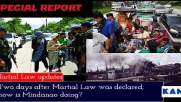Two days after Martial Law was declared, what is going on in Mindanao?