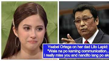 Kawawa naman! Ysabel Ortega, umiyak sa interview nang pagusapan ang ama niyang si Lito Lapid