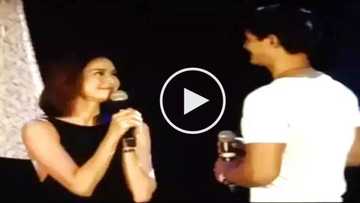 Kinilig ang fans! Watch Daniel Matsunaga kiss Erich Gonzales onstage in California