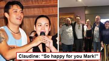 Balik-tambalan ang mag-jowa noon? Claudine Barretto and Mark Anthony Fernandez give fans kilig feels as the ex-lovers meet with Viva bosses