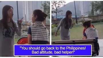 Dinuro-duro si kabayan! Video of a woman shouting at Filipino domestic helper irked the netizens