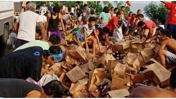 Barangay sa Gumaca, Quezon, binaha rin pero ng alak