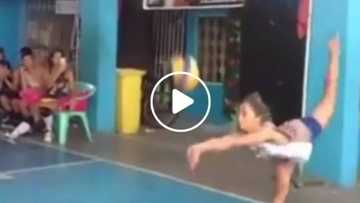 Best libero spotted! Funny Pinoy plays volleyball with the most incredible 'twist'