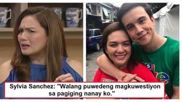 Sylvia Sanchez speaks up about allegations that she denied her firstborn; Sylvia to bashers: "Wala akong pakialam"