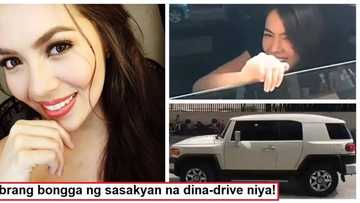 Ang bongga talaga! Julia Montes drives around her extravagant car