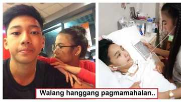 Sa sakit man o kalusugan! Teenage girlfriend earned heaps of praises for taking care of her bedridden boyfriend with brain injury
