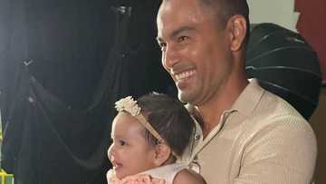 Derek Ramsay, ibinida ang cute moment nila ni Baby Liana nang dalhin niya ang anak sa work