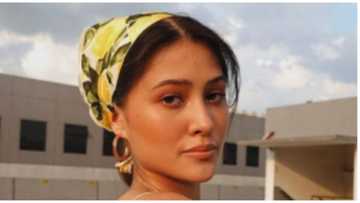 Maureen Wroblewitz receives flowers from boyfriend JK Labajo after Miss Universe PH stint