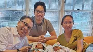 Korina Sanchez’s twins Pepe & Pilar meet Mar Roxas’ son Paolo Roxas