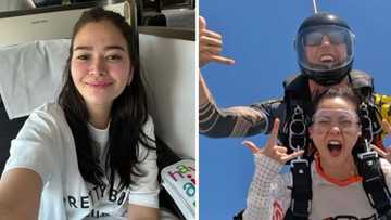Bela Padilla, nag-react sa skydiving video ni Kim Chiu