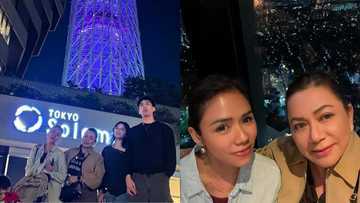 Dina Bonnevie enjoys special time as "Mama D" during Japan vacation