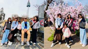 Izzy Trazona, nagbahagi ng family photos mula sa South Korea trip nila