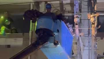 Mentally-challenged man rescued from electric pole after climb in Muntinlupa City; sustains burns