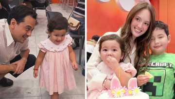 John Lloyd Cruz, spotted sa birthday party ng anak ni Ellen Adarna na si Liana; cute moment nila, usap-usapan