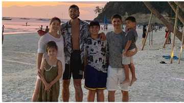Kobe Paras welcomes 2020 with mom Jackie Forster and her family