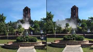 Netizen, nakunan ng video ang pagguho ng Bantay Bell Tower sa Vigan