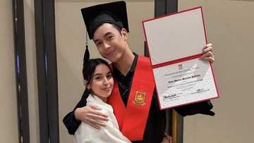 Leon Barretto thanks his sister Julia Barretto for helping their mother with his education