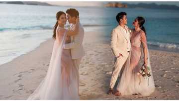 Ritz Azul, kinasal kay Allan Guy sa kanilang "dream wedding" sa Palawan