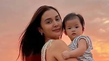 Kris Bernal, pagod at gutom tiniis dahil ayaw magpalapag si Baby Hailee Lucca: “Gutom na me”