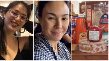Kylie Padilla thanks Gretchen Barretto as she receives goodies from her