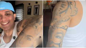 Jon Gutierrez, nais gawing santo o Nora Aunor ang tattoo sa kanyang braso