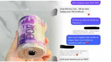Baker, nawindang sa mensahe ng customer kaugnay sa inorder nitong money cake