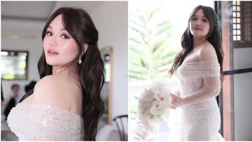 Netizens, gandang-ganda kay Mika Dela Cruz bilang bride