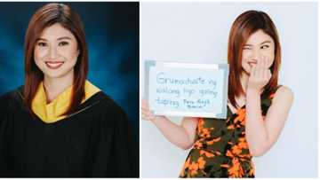 Kapuso actress Thea Tolentino posts graduation pic, gains praises from netizens